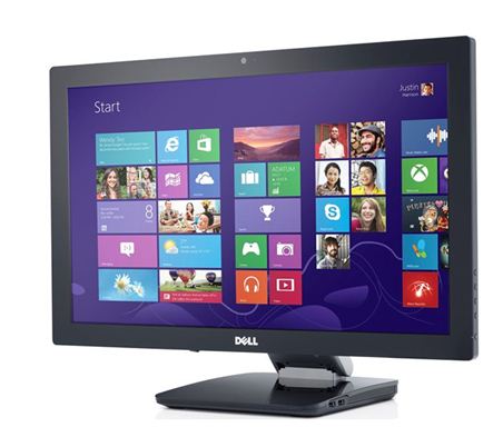 Dell S2340T multi-touch Windows 8 monitor (front)